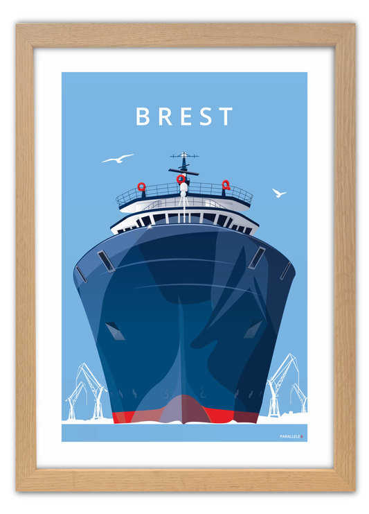 Affiche "Brest - Le Remorqueur"