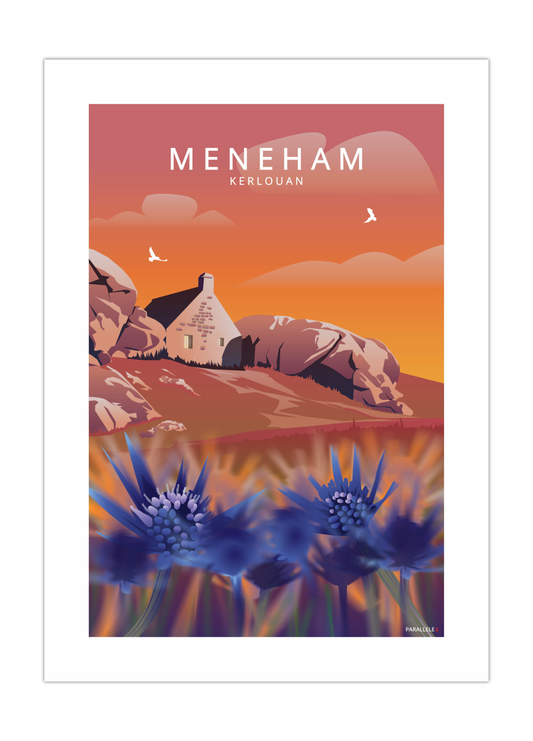 Affiche "Meneham - Kerlouan"