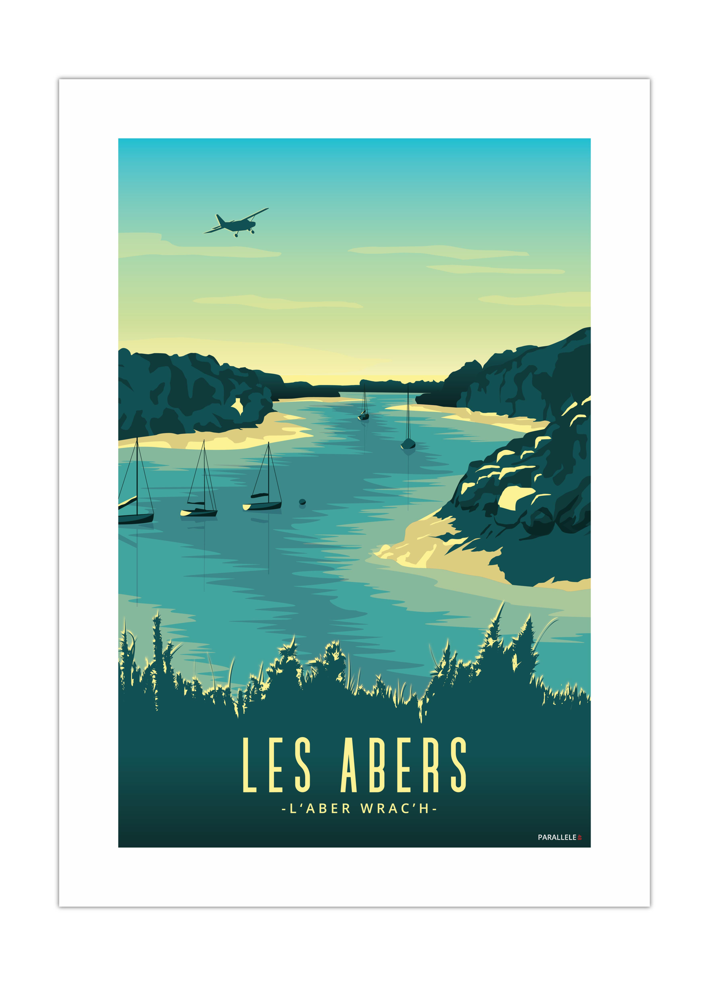 Affiche "Les Abers - l'Aber Wrac'h"
