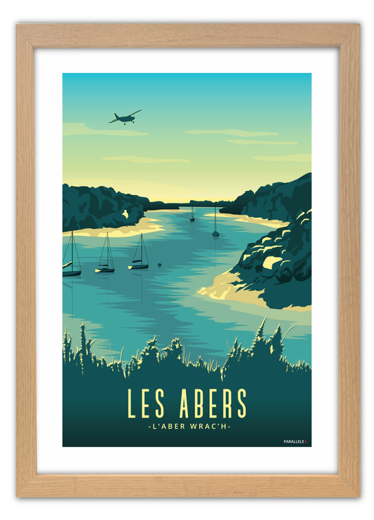 Affiche "Les Abers - l'Aber Wrac'h"