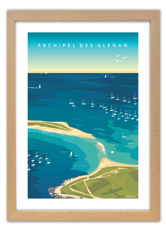Affiche "Archipel des Glénan"