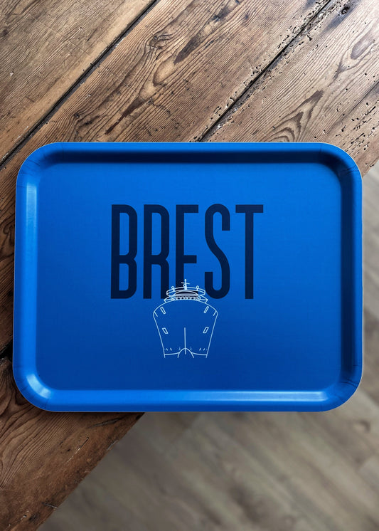 Plateau rectangulaire "Brest (Remorqueur)"