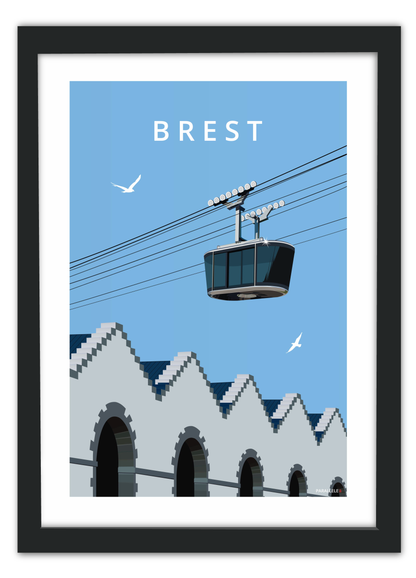 Affiche "Brest - Les Capucins"