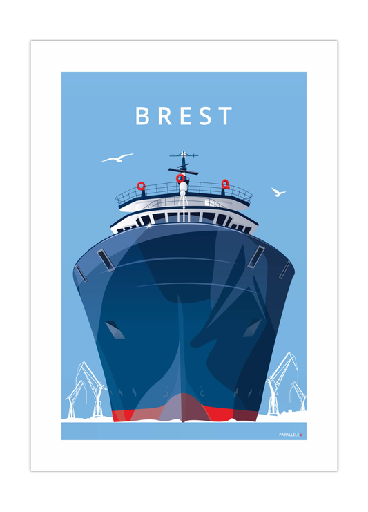 Affiche "Brest - Le Remorqueur"