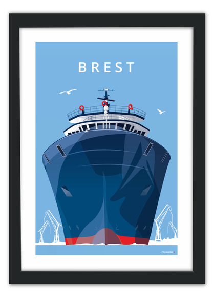 Affiche "Brest - Le Remorqueur"