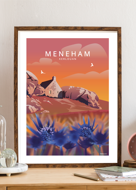Affiche "Meneham - Kerlouan"