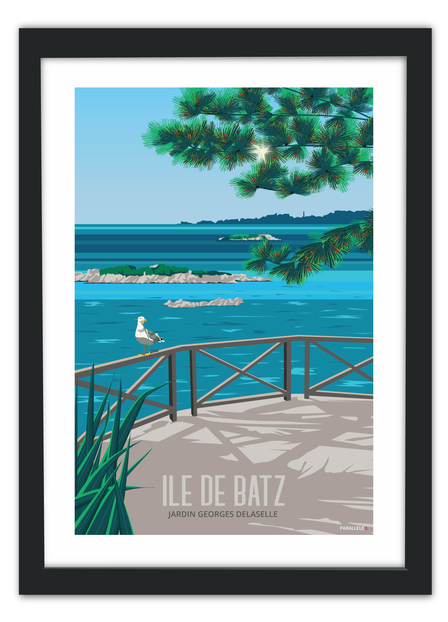 Affiche "Île de Batz"
