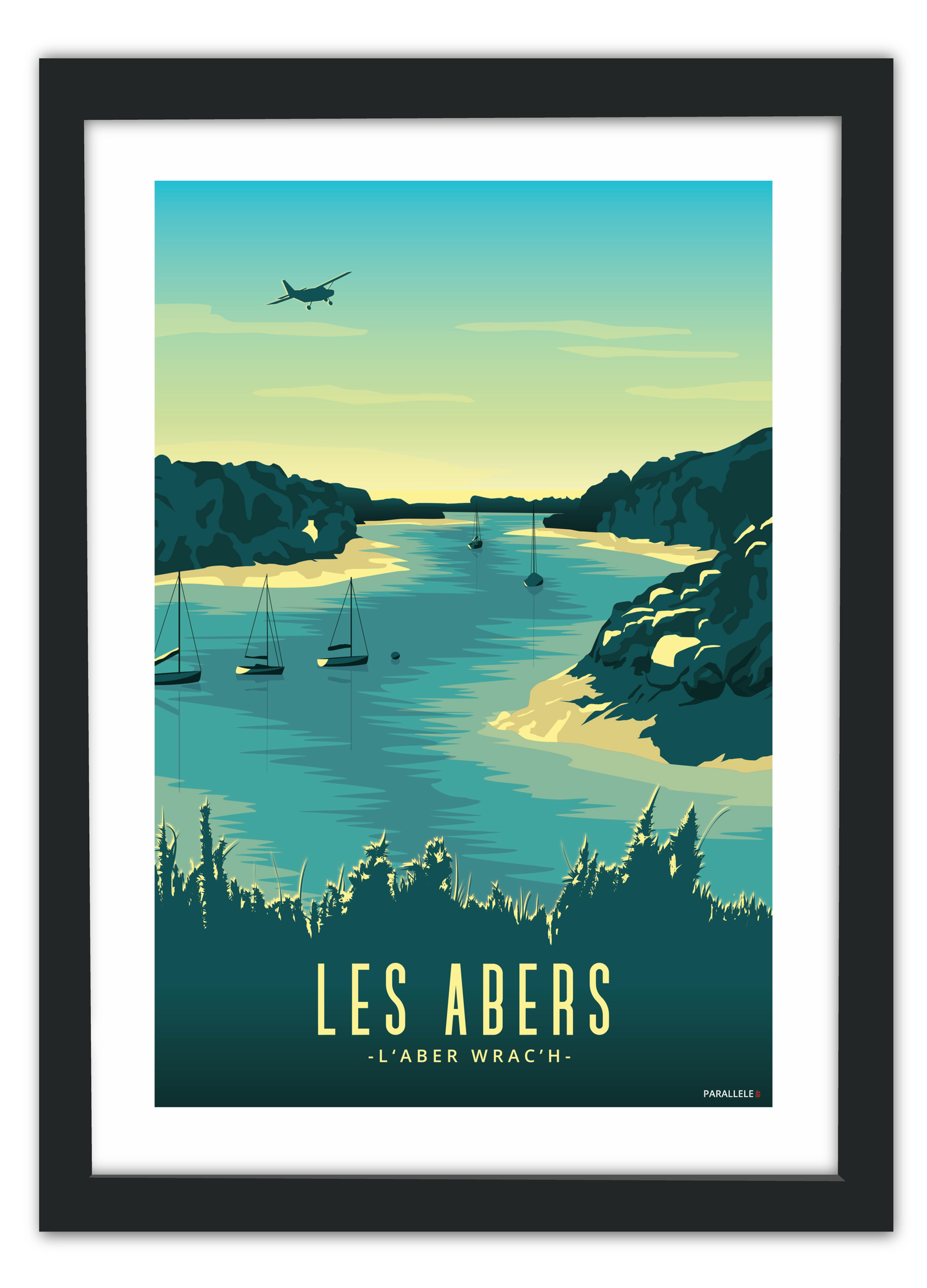 Affiche "Les Abers - l'Aber Wrac'h"