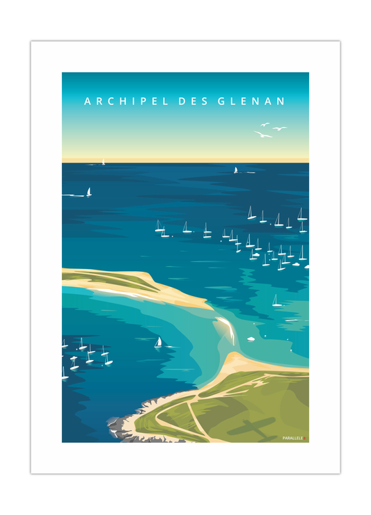 Affiche "Archipel des Glénan"