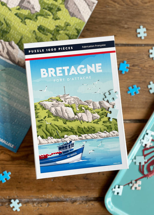 Puzzle "Bretagne - Port d'attache"