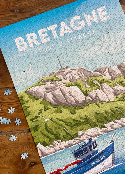 Puzzle "Bretagne - Port d'attache"