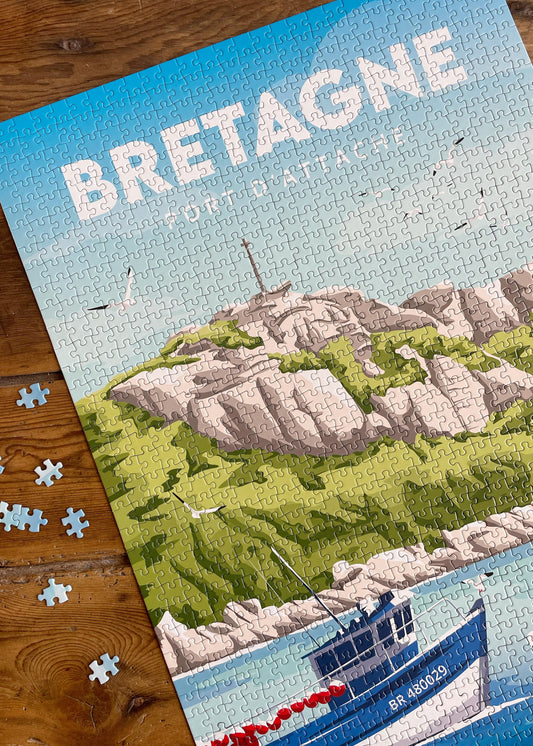 Puzzle "Bretagne - Port d'attache"