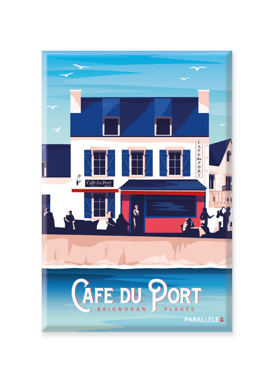 Magnet "Café du Port Brignogan-Plages"
