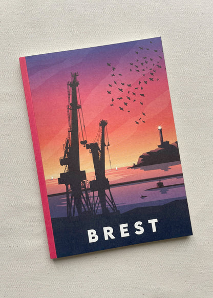 Carnet de notes "Brest - Grues"