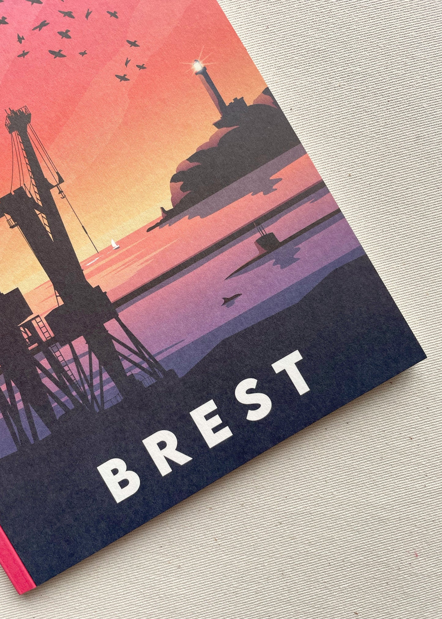 Carnet de notes "Brest - Grues"
