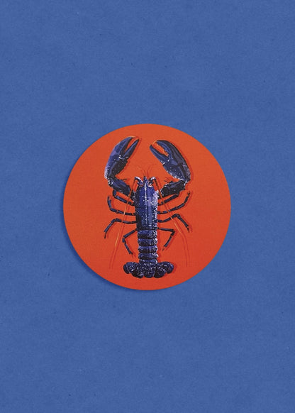 Dessous de verre "Homard (rose)"