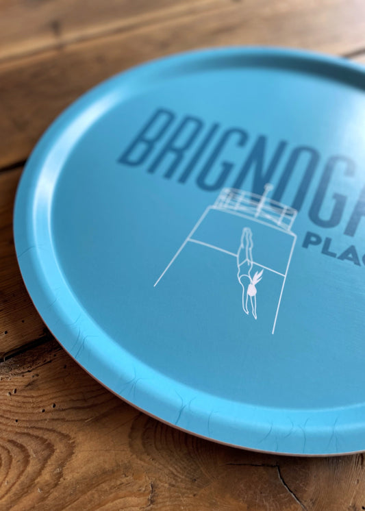 Plateau rond "Brignogan-Plages"