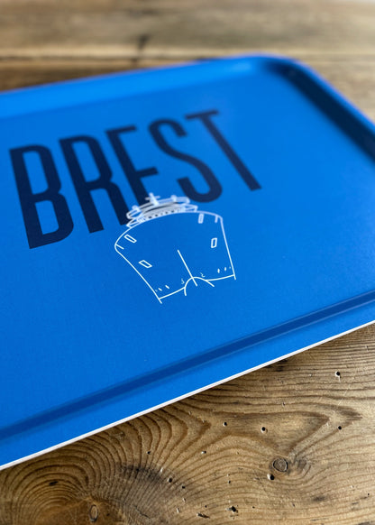 Plateau rectangulaire "Brest (Remorqueur)"