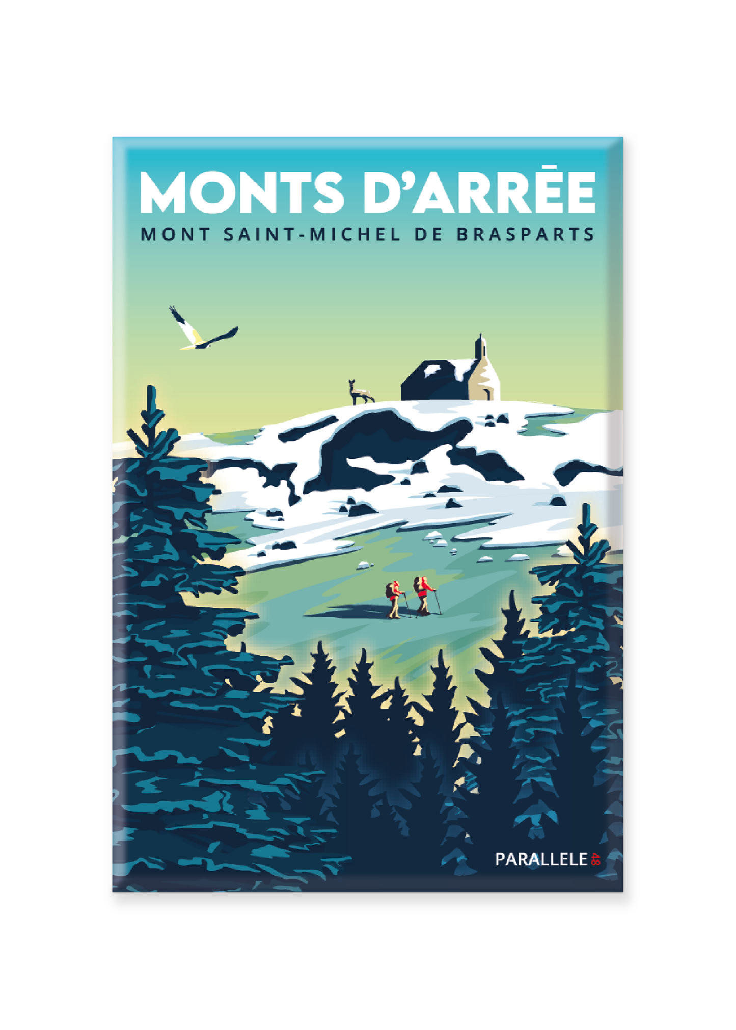 Magnet "Monts d'Arrée - Mont Saint-Michel de Brasparts"