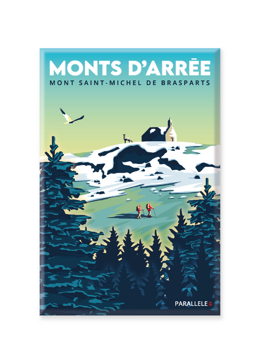 Magnet "Monts d'Arrée - Mont Saint-Michel de Brasparts"