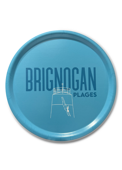 Plateau rond "Brignogan-Plages"