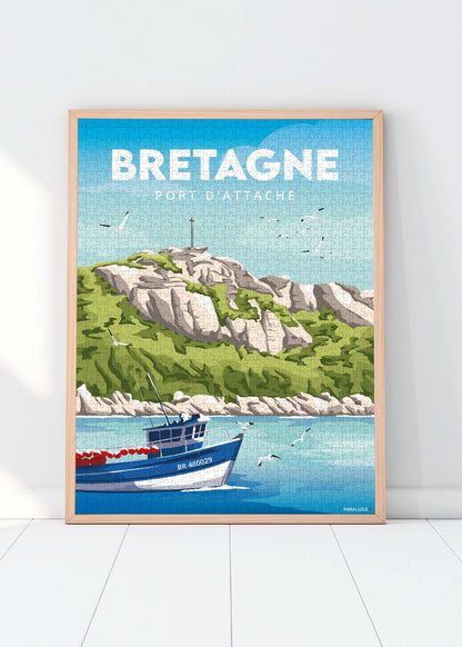 Puzzle "Bretagne - Port d'attache"