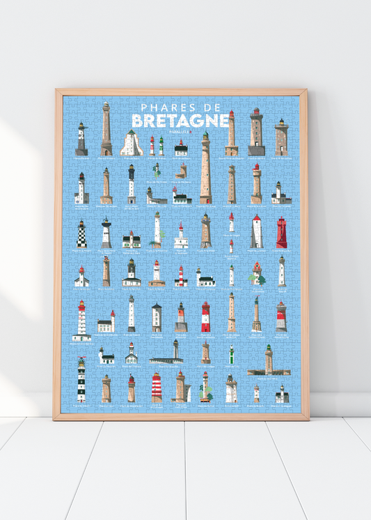 Puzzle "Phares de Bretagne"